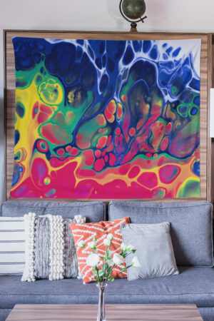 Color Ceremony Wall Tapestry