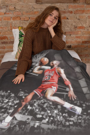 Michael Jordan Fleece Blanket