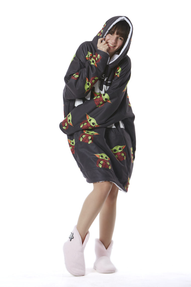 WEARABLE BLANKET BABY YODA HOODIE BLANKET