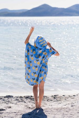 Lemonade Beach Towel Poncho