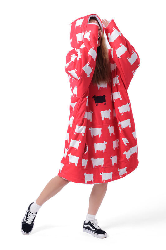 Traditional African Animal Skins Pattern Wearable Blanket Hoodie LT9