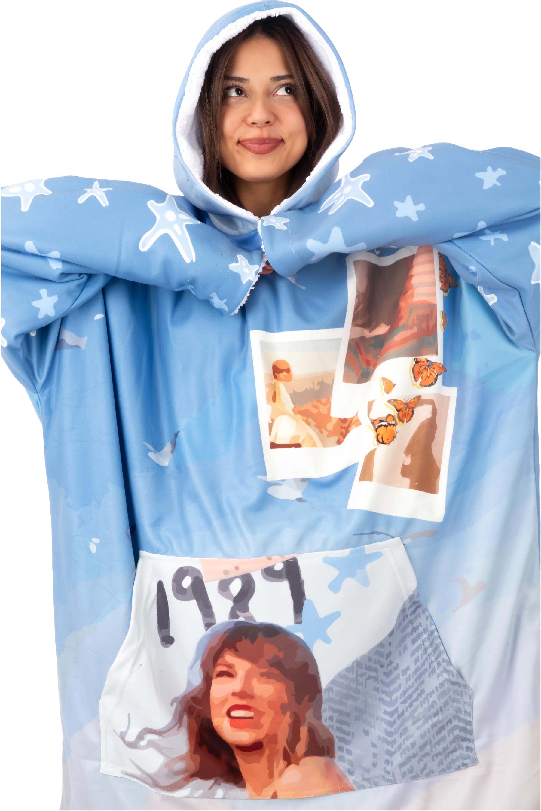 taylor 1989 hoodie blanket