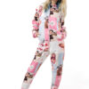Sabrina Onesie PJs Pink Collage